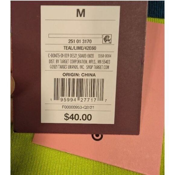 Women’s Victor Glemaud Target Collab Striped Turtleneck Sweater Size M - Picture 3 of 3